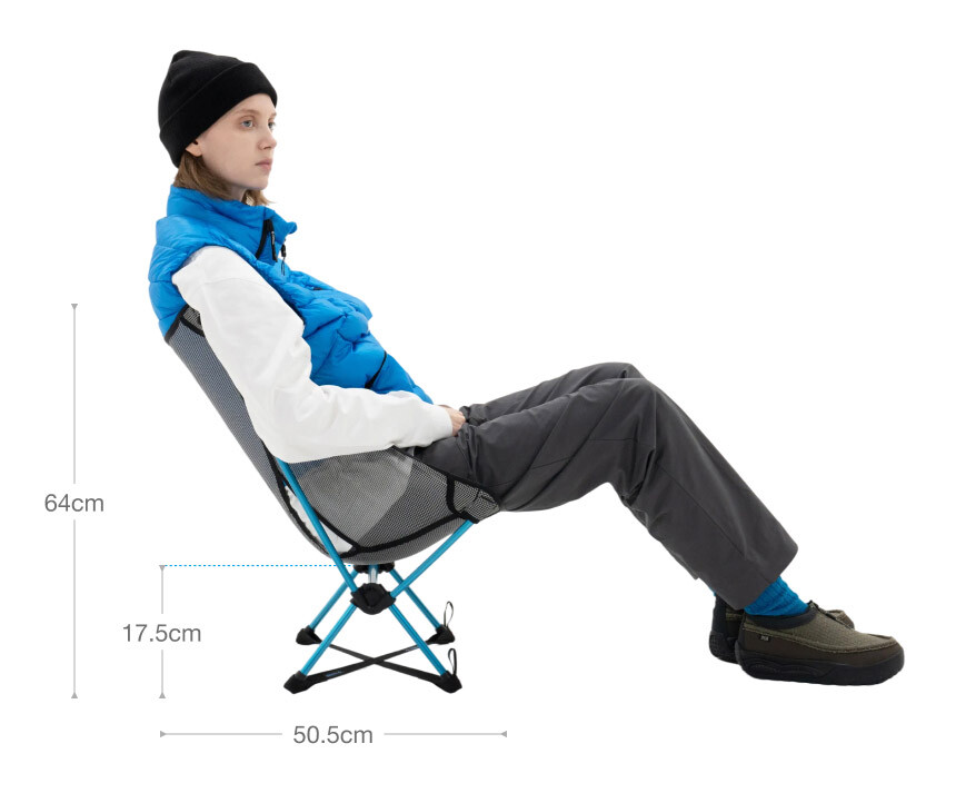 Helinox Chair Zero LT Review showing the chair dimensions, weight, and packed size