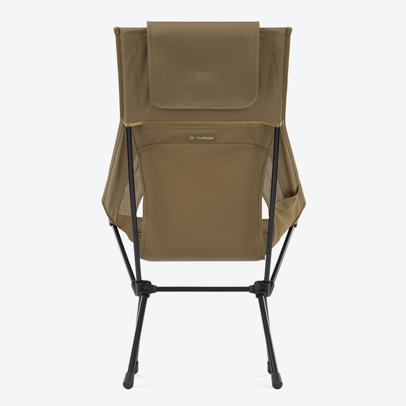 Rear view of the Helinox Sunset Chair re showing the support structure.