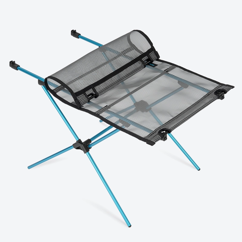 A close-up detailed view part 2 of the Helinox Table Zero LT ultralight camping table.