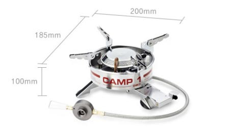 KOVEA Camp 1 Hose Stove dimensions and compact product size