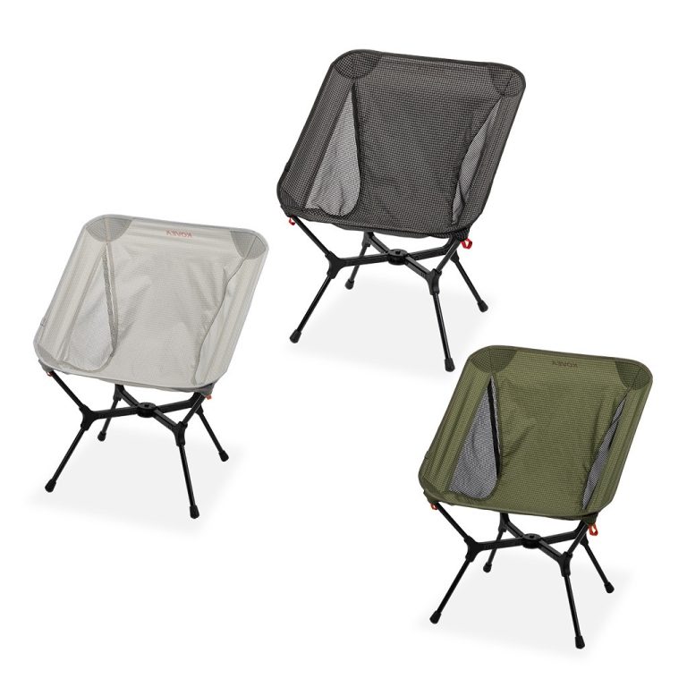 KOVEA Light Chair X review featuring the camping chair in three available colors.