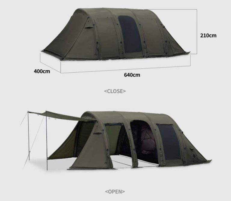 KOVEA Ghost Phantom Air Tent dimensions and floor plan