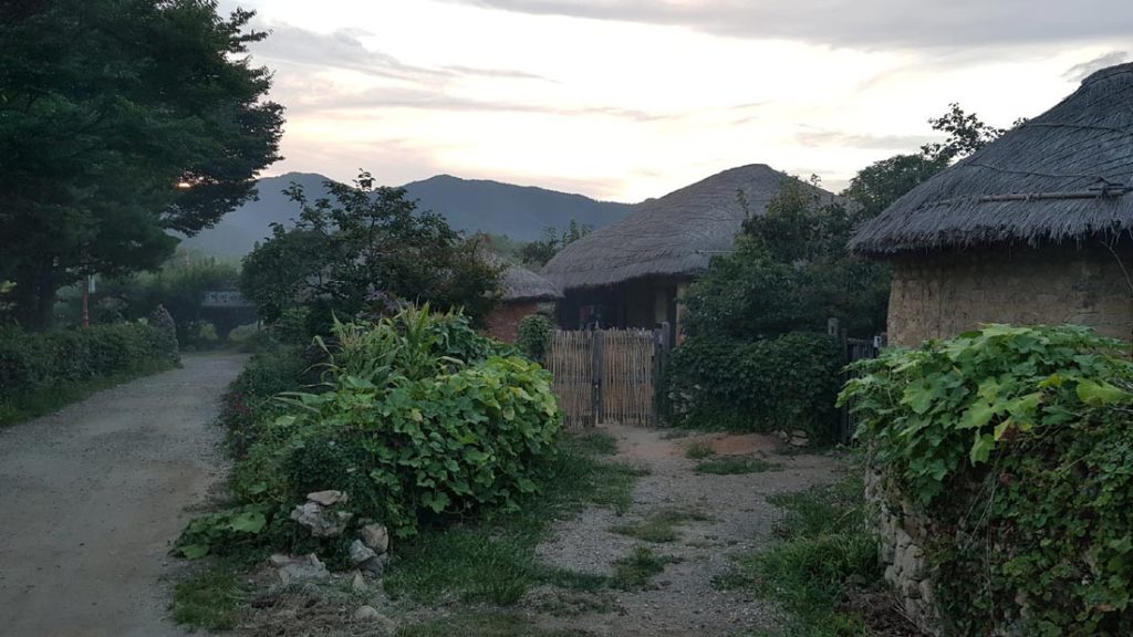 Panoramic view of Suncheon Nagan Eupseong Folk Village